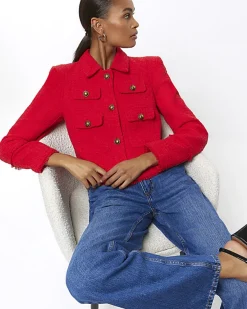 River Island high waisted relaxed straight leg jeans< Jeans