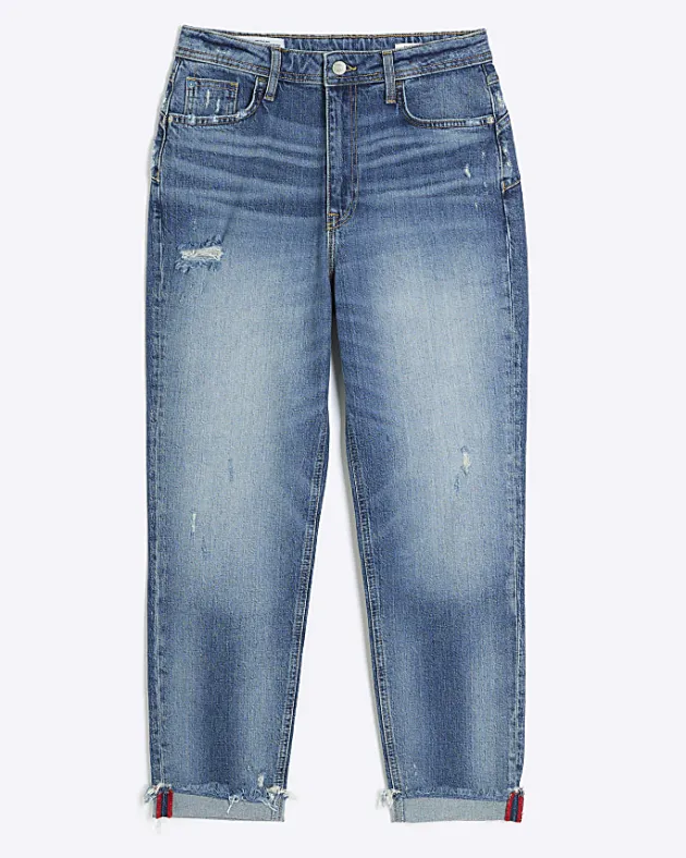 River Island high waisted sculpt mom jeans< Jeans