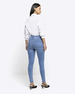 River Island high waisted skinny jeans< Jeans