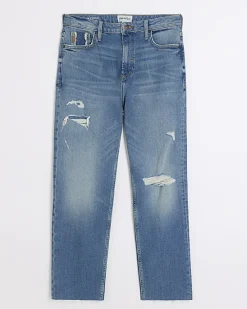 River Island high waisted slim fit ripped jeans< Jeans