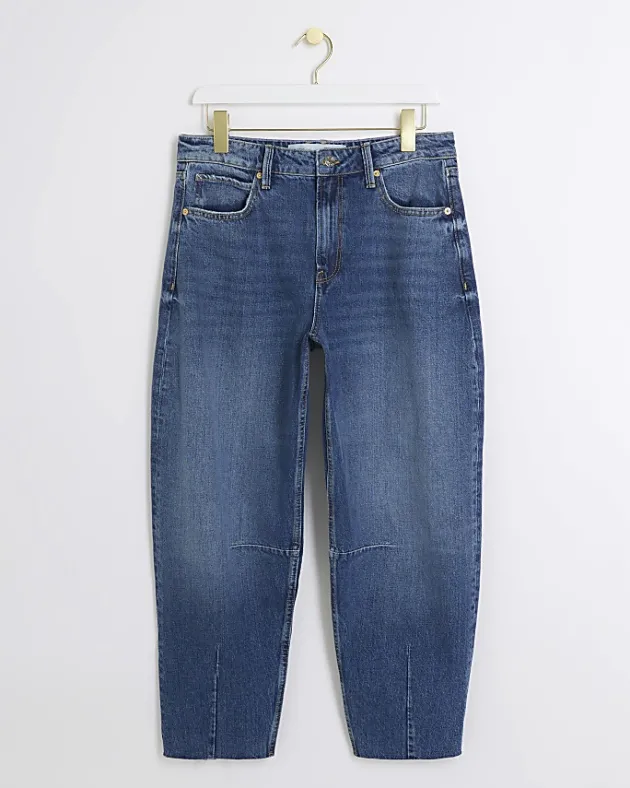River Island high waisted tapered jeans< Jeans