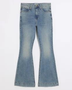 River Island high waisted tummy hold flare jeans< Jeans