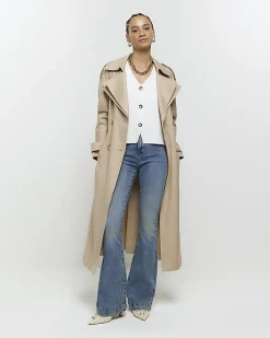 River Island high waisted tummy hold flare jeans< Jeans