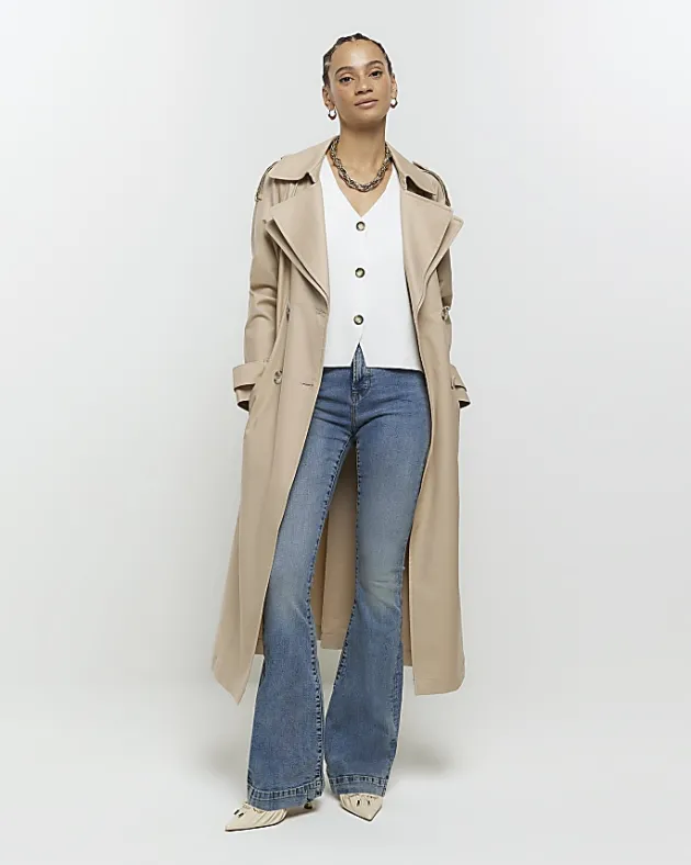 River Island high waisted tummy hold flare jeans< Jeans