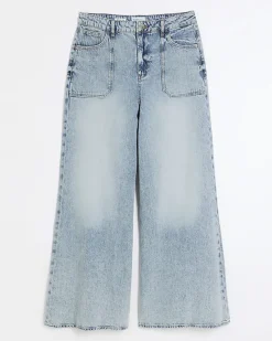 River Island high waisted wide leg jeans< Jeans