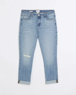 River Island mid rise relaxed straight jeans< Jeans