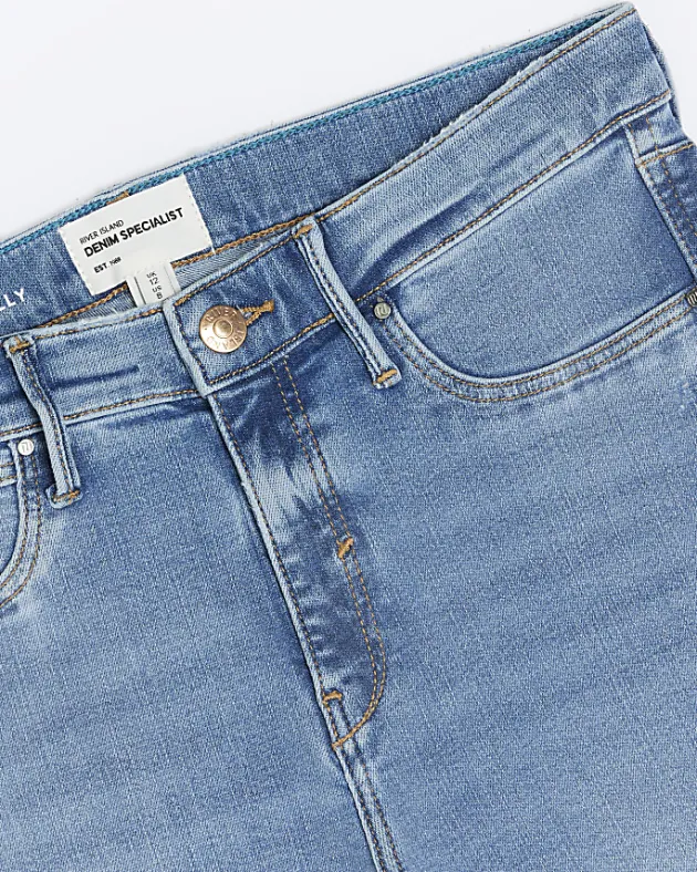 River Island molly ripped bum sculpt jeggings< Jeans