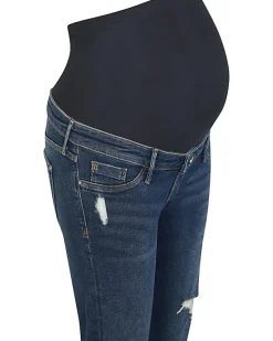 River Island Molly ripped maternity skinny jeans< Maternity