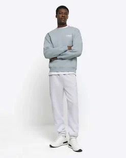 River Island regular fit graphic sweatshirt< Hoodies & Sweatshirts