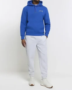 River Island regular fit script graphic hoodie< Hoodies & Sweatshirts