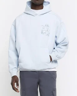 River Island regular fit snake graphic hoodie< Hoodies & Sweatshirts