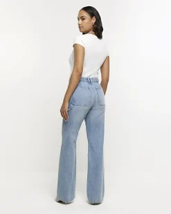 River Island relaxed straight cargo jeans< Jeans