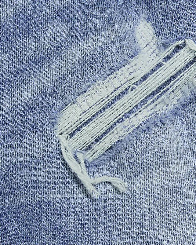 River Island ripped high waisted skinny jeans< Jeans