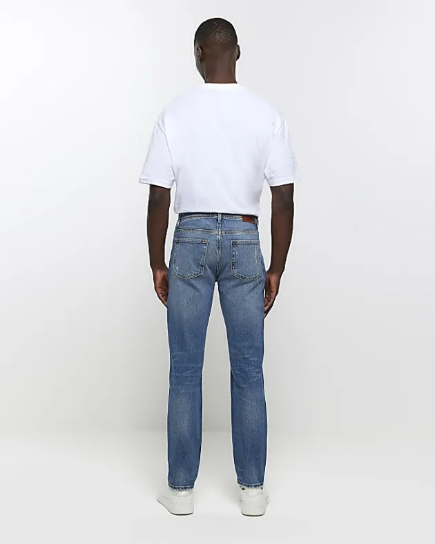 River Island Slim Fit Ripped Jeans< Jeans