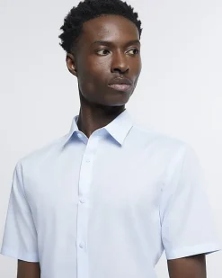 River Island slim fit short sleeve shirt< Shirts
