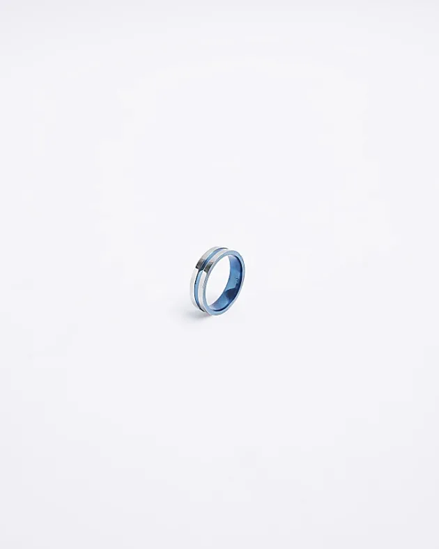 River Island stainless steel cross ring< Jewellery & Watches
