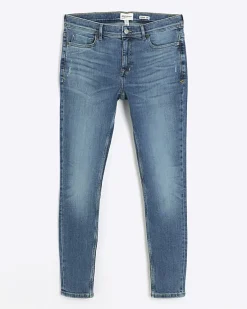 River Island super skinny spray on washed jeans< Jeans