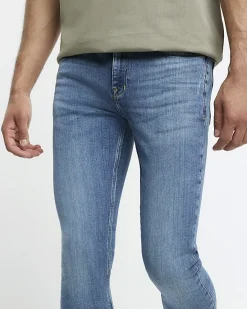 River Island super skinny spray on washed jeans< Jeans