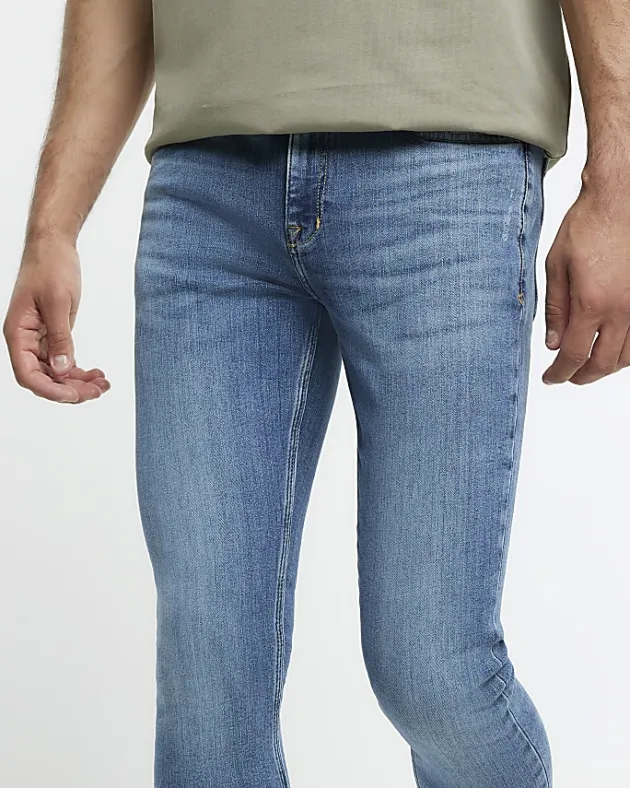 River Island super skinny spray on washed jeans< Jeans