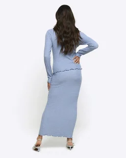 River Island textured midi skirt< Skirts