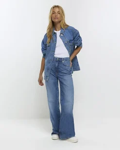 River Island trucker denim jacket< Coats & Jackets