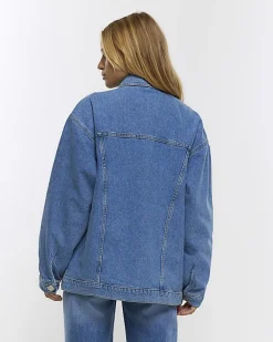 River Island trucker denim jacket< Coats & Jackets