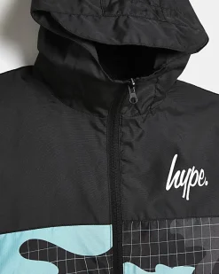 River Island Boys Hype camo hooded jacket< Coats & Jackets