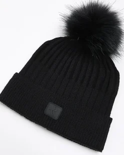 River Island Boys Pom Pom Beanie Hat< Accessories