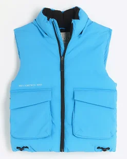 River Island Boys hooded gilet< Coats & Jackets