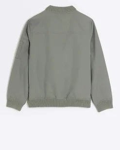 River Island Boys zip up smart bomber jacket< Coats & Jackets