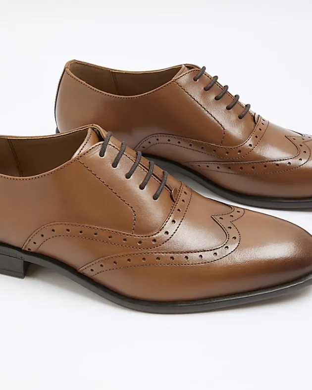 River Island brogue derby shoes< Essentials