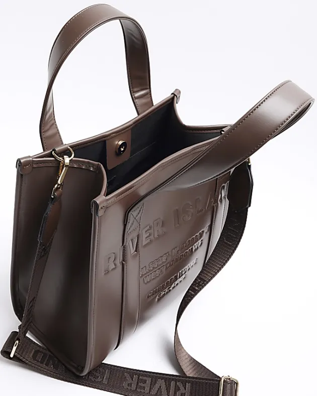 River Island embossed cross body tote bag< Bags, Purses & Luggage