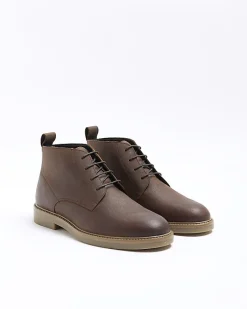 River Island lace up chukka boots< Big & Tall