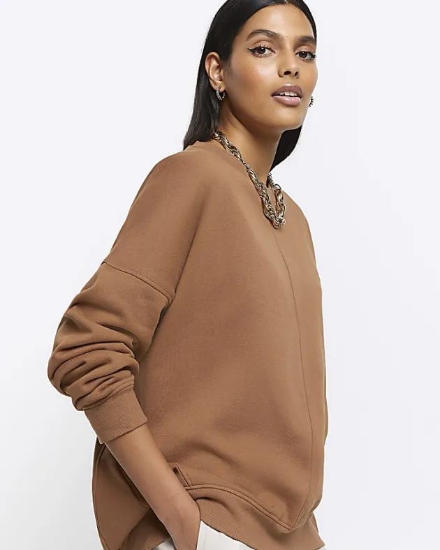 River Island oversized sweatshirt< Loungewear