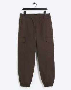 River Island regular fit seam cargo trousers< Trousers