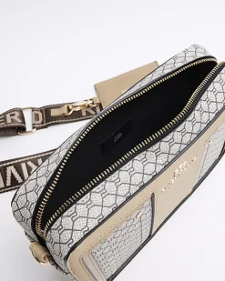 River Island RI monogram boxy cross body bag< Bags, Purses & Luggage