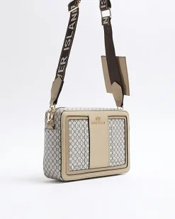 River Island RI monogram boxy cross body bag< Bags, Purses & Luggage