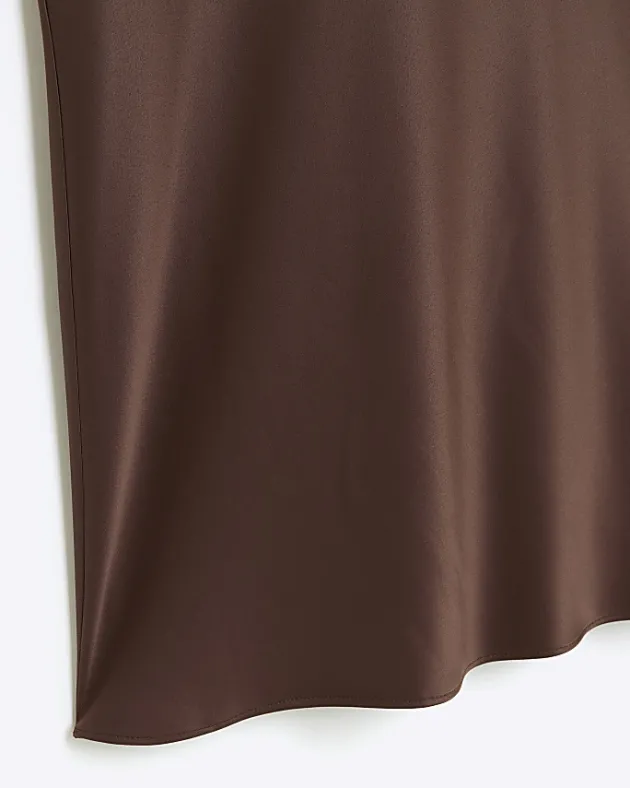 River Island satin midi skirt< Skirts