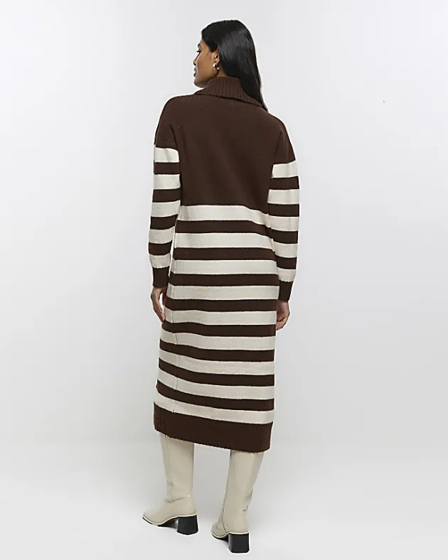 River Island stripe jumper midi dress< Dresses