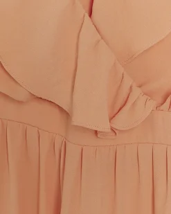 River Island Coral frill swing maxi dress< Dresses
