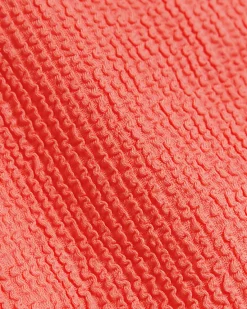 River Island Coral high waisted crinkle bikini bottoms< Swimwear & Beachwear