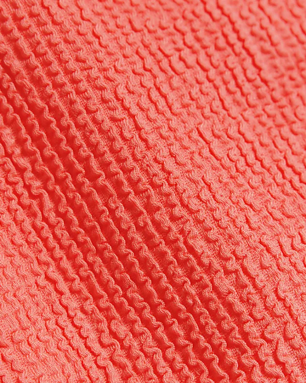River Island Coral high waisted crinkle bikini bottoms< Swimwear & Beachwear