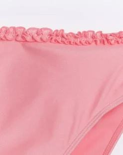 River Island Coral high waisted frill bikini bottoms< Swimwear & Beachwear