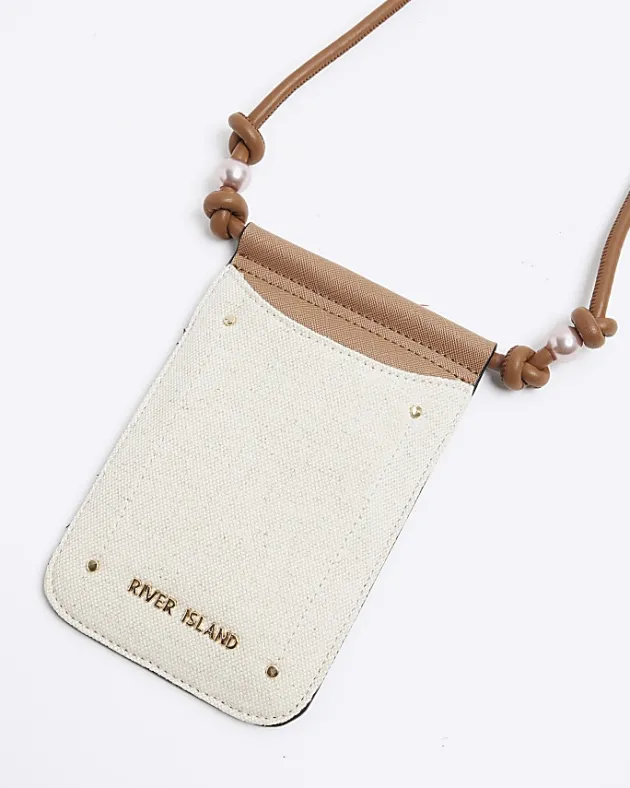 River Island canvas phone cross body bag< Bags, Purses & Luggage