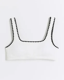 River Island crinkle Cami Bikini Top< Swimwear & Beachwear