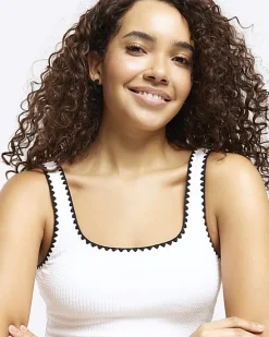 River Island crinkle tankini top< Swimwear & Beachwear