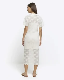 River Island crochet beach midi dress< Swimwear & Beachwear