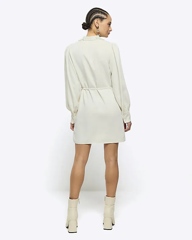 River Island floral tie waist shift mini dress< Dresses