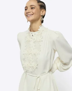River Island floral tie waist shift mini dress< Dresses