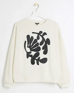 River Island flower sweatshirt< Loungewear